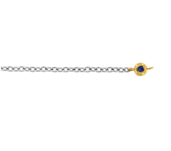 Bracciale Dédié in Titanio Zaffiro sintetico 0.01 Ct BRD2600 ZB;001;GI - BRD2600 ZB;001;GI